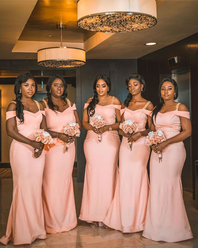 peach bridesmaid dresses